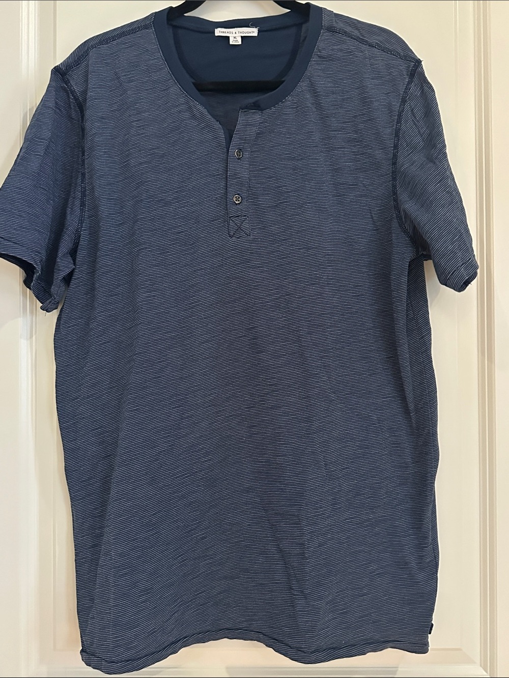 Threads 4 Thought Navy Blue Short-Sleeve Henley